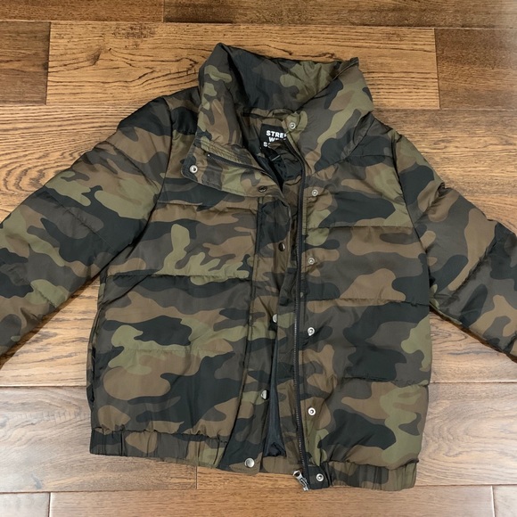 Army Print Light Jacket - Picture 1 of 3